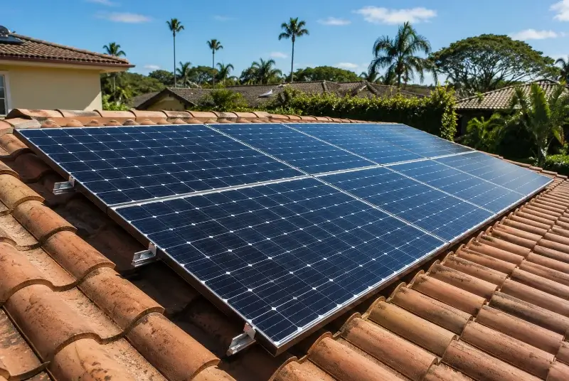 Installation de panneaux solaires à Saint-Castin